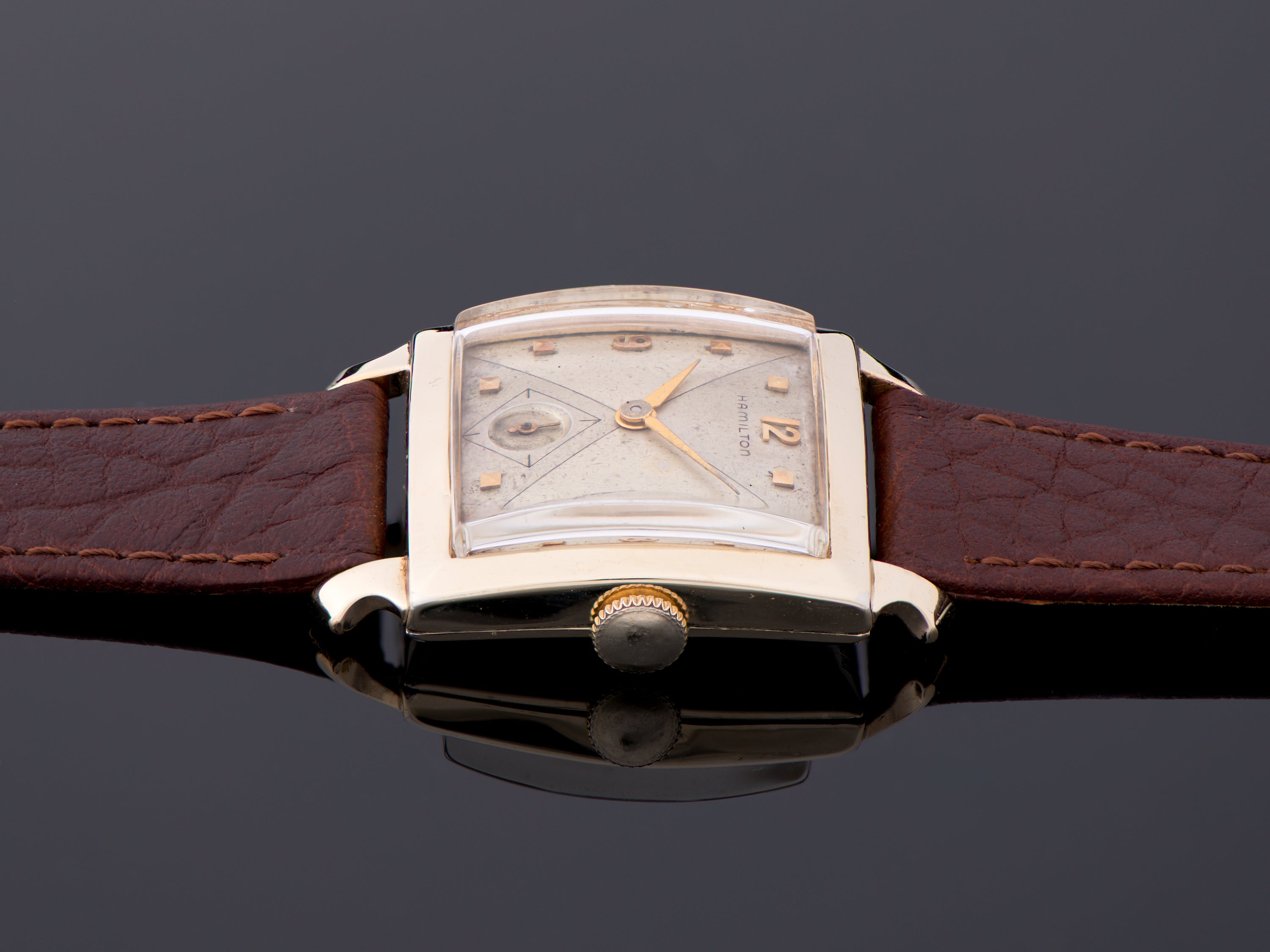 Hamilton Blair Gold Filled Watch Circa 1954 Blair Men\'s Gold and Blue Watch main image 0