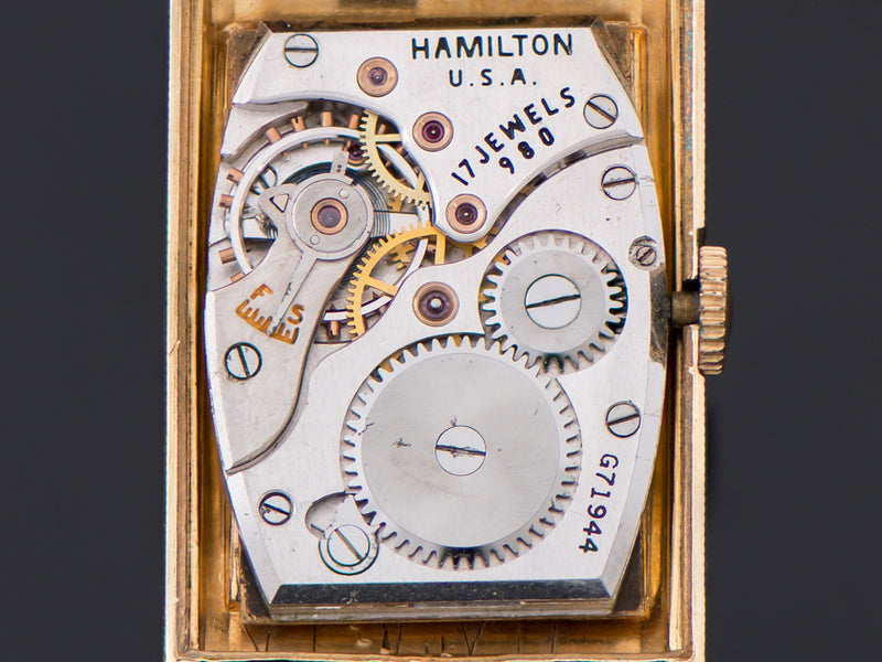 Hamilton Boone Watch Circa 1936 980 Movement
