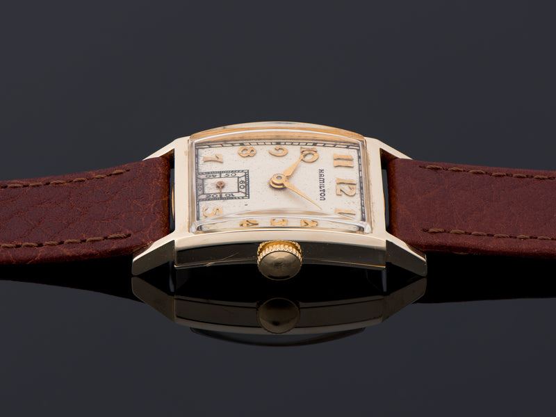 Hamilton Brock 14K Solid Gold Watch