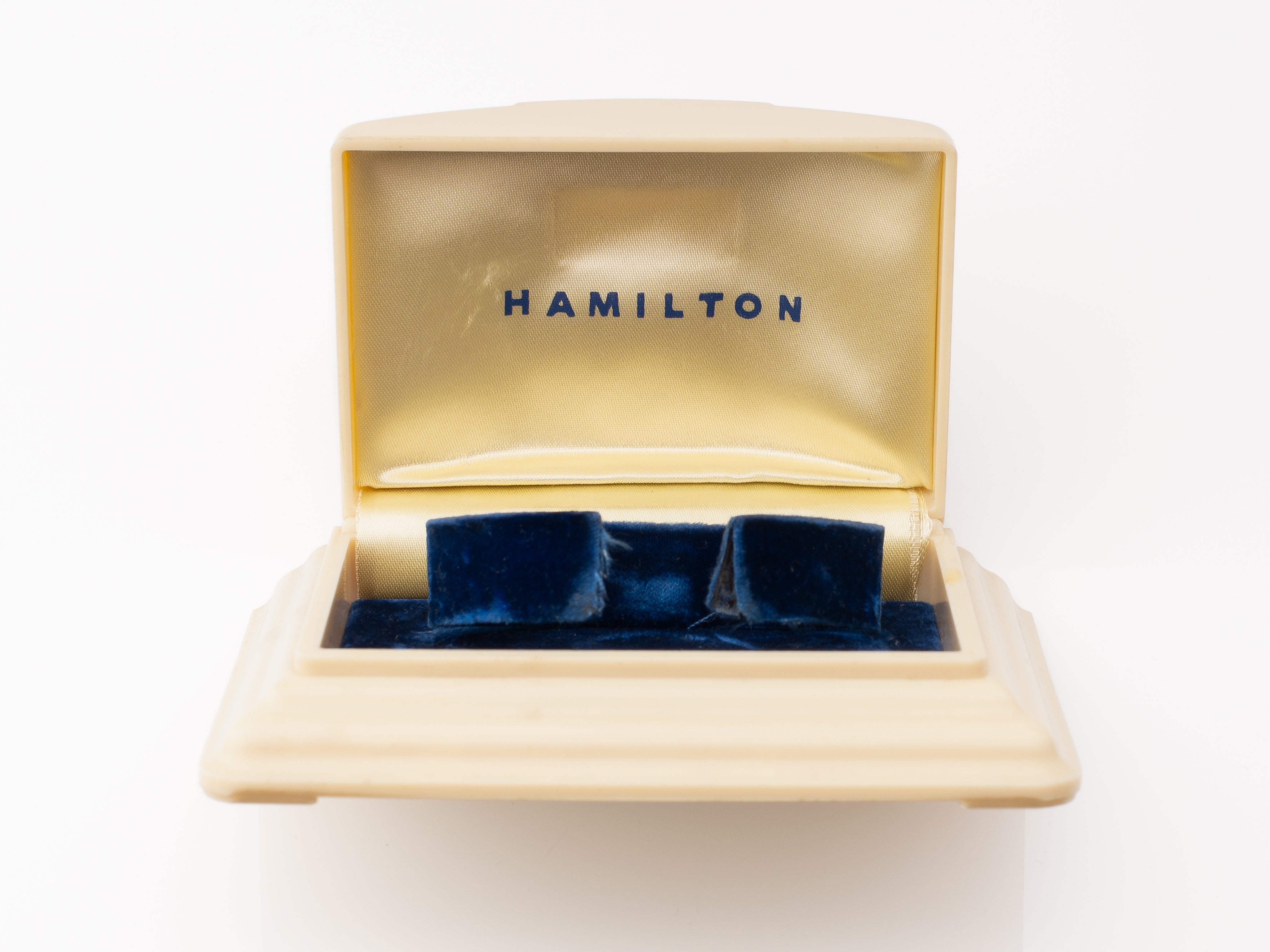 Hamilton Celluloid Clamshell Inner & Outer Box Circa 1940s to 50s for