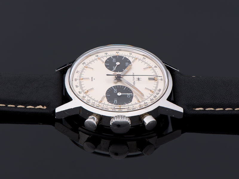 Hamilton Chronograph "A" Panda Valjoux 7730 Watch