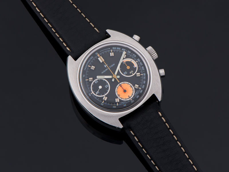 Hamilton Chronograph G Valjoux 7736 Triple Register Watch