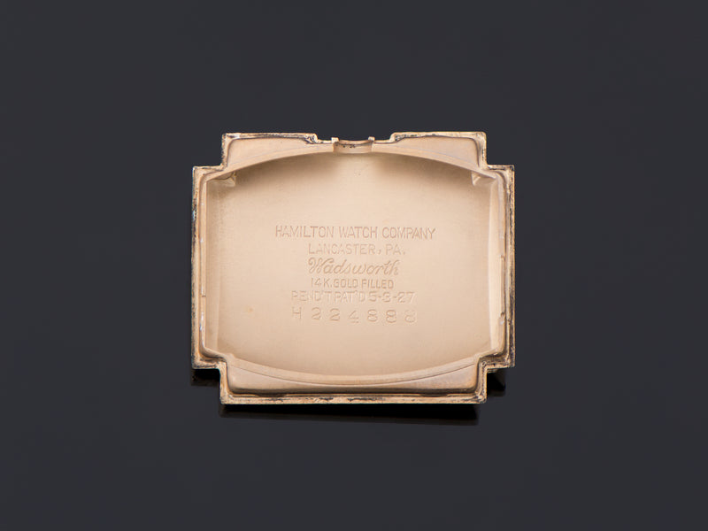 Hamilton Contour "Driver's" Inner Watch Case Back
