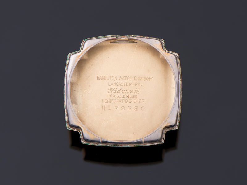 Hamilton Dodson Inner Watch Case Back Circa 1939 Serial Number H178280