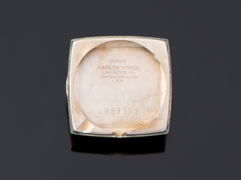 Hamilton Dyson Inner Watch Case Back Circa 1951