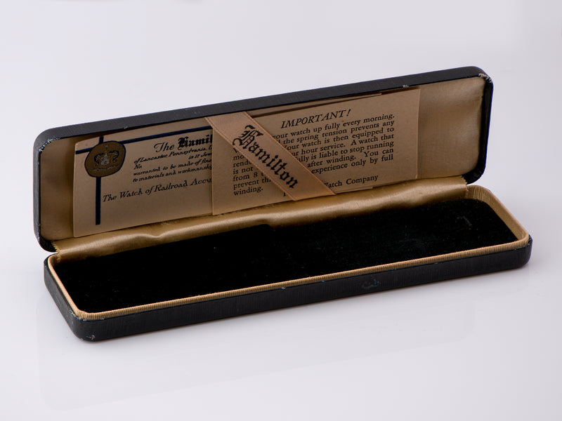Hamilton Early Watch Box 20s to 30s "Shape" Models