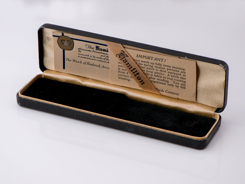 Hamilton Early Watch Box 20s to 30s "Shape" Models