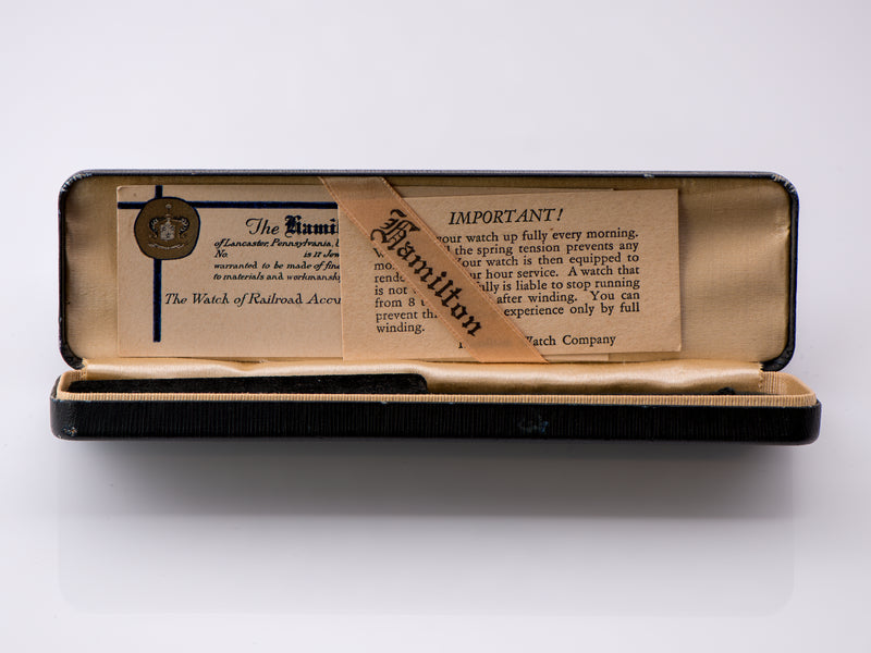 Hamilton Early Watch Box 20s to 30s "Shape" Models