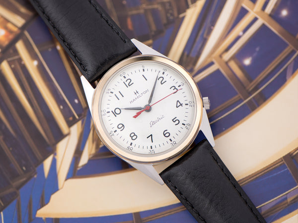 Hamilton Electric Clearview White Dial Watch