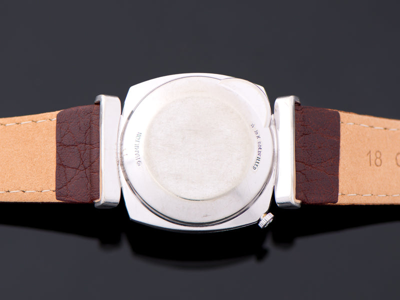 Hamilton Electric Gemini White Gold Filled Watch Case Back
