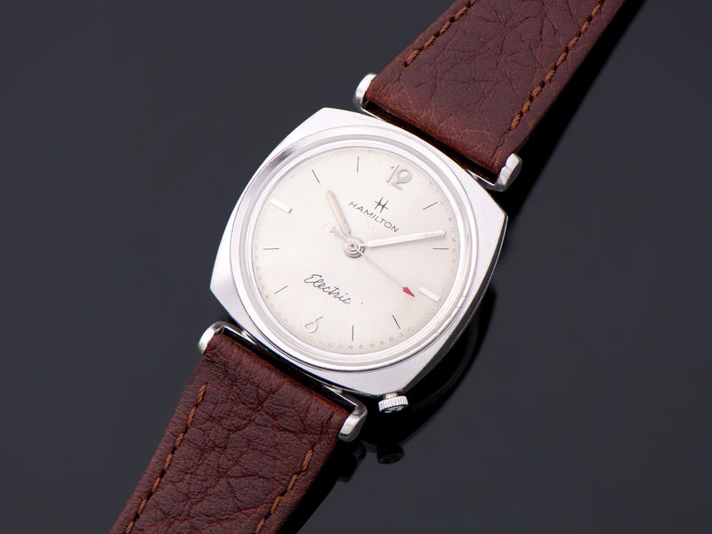 Hamilton Electric Gemini White Gold Filled Watch