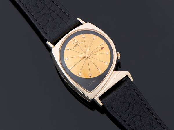 Hamilton Electric Meteor Original Finish Black/Gold Dial Watch