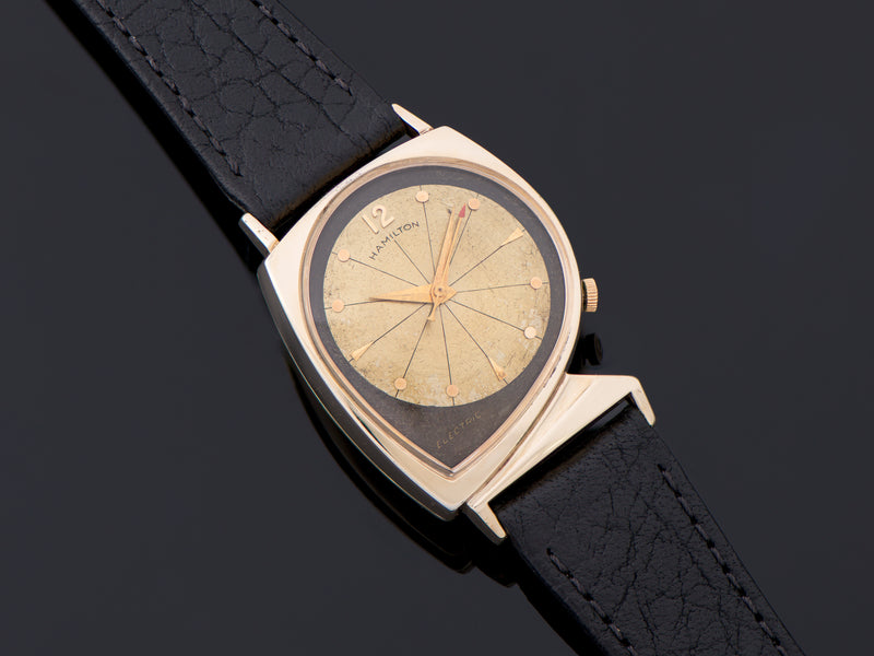 Hamilton Electric Meteor Original Finish Black/Gold Dial Watch
