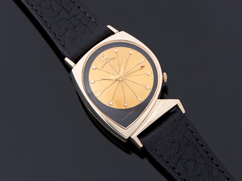 Hamilton Electric Meteor Original Finish Black/Gold Dial Watch