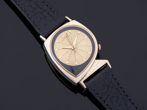 Hamilton Electric Meteor Original Finish Black/Gold Dial Watch