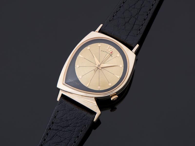Hamilton Electric Meteor Original Finish Black/Gold Dial Watch