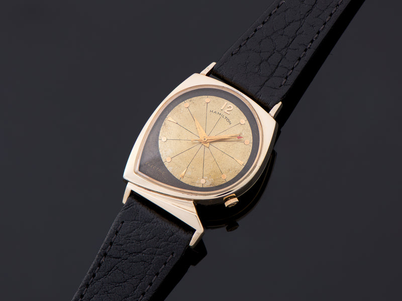 Hamilton Electric Meteor Original Finish Black/Gold Dial Watch