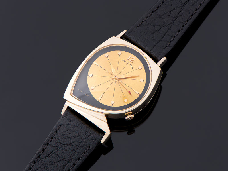 Hamilton Electric Meteor Original Finish Black/Gold Dial Watch