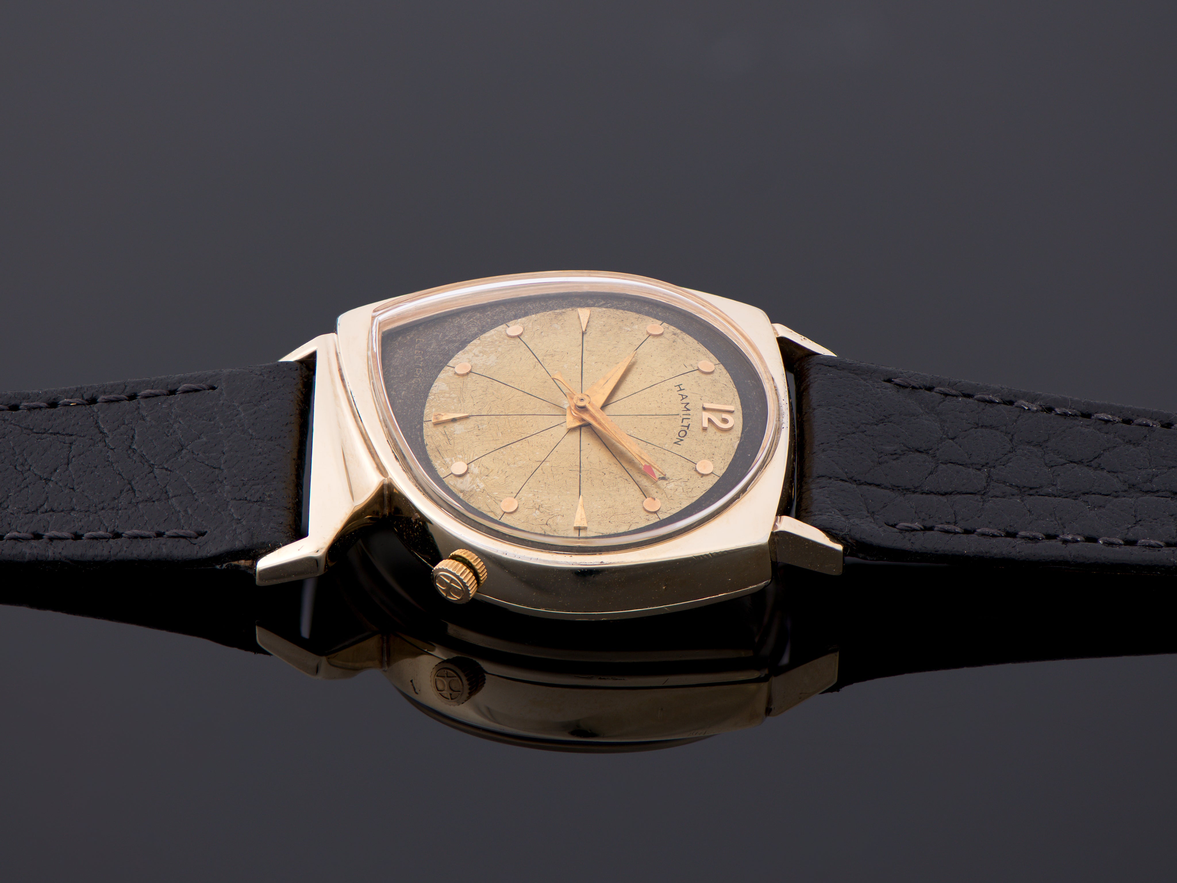 Hamilton Electric Meteor Original Finish Black/Gold Dial