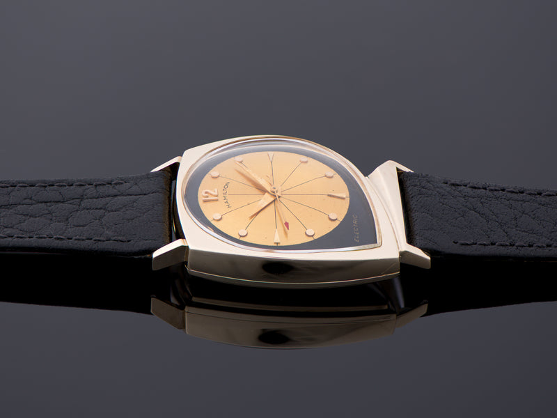 Hamilton Electric Meteor Original Finish Black/Gold Dial Watch