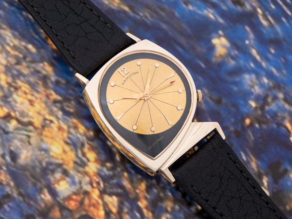 Hamilton Electric Meteor Original Finish Black/Gold Dial Watch