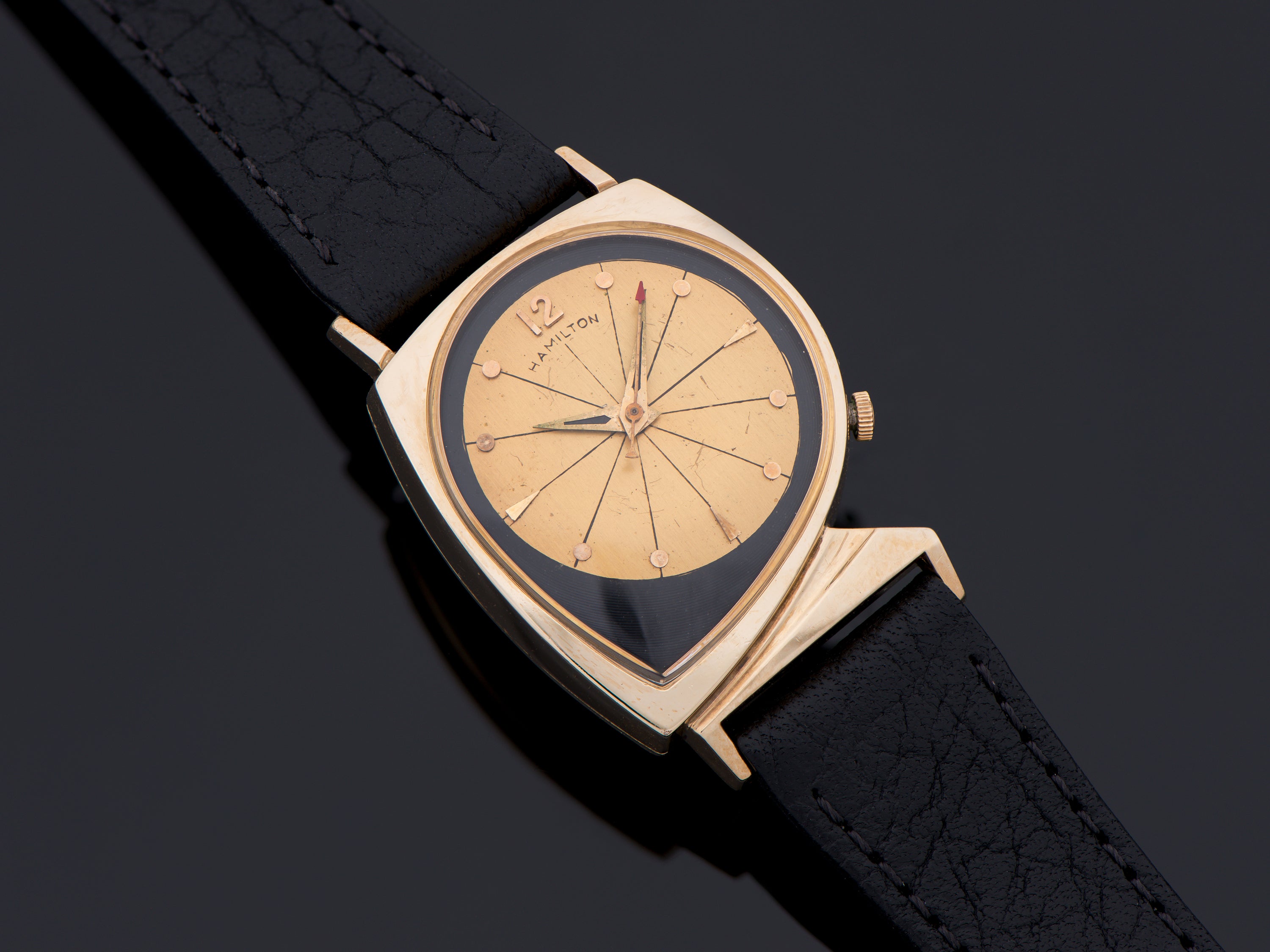 Hamilton Electric Meteor With Prototype Gold Dial Watch