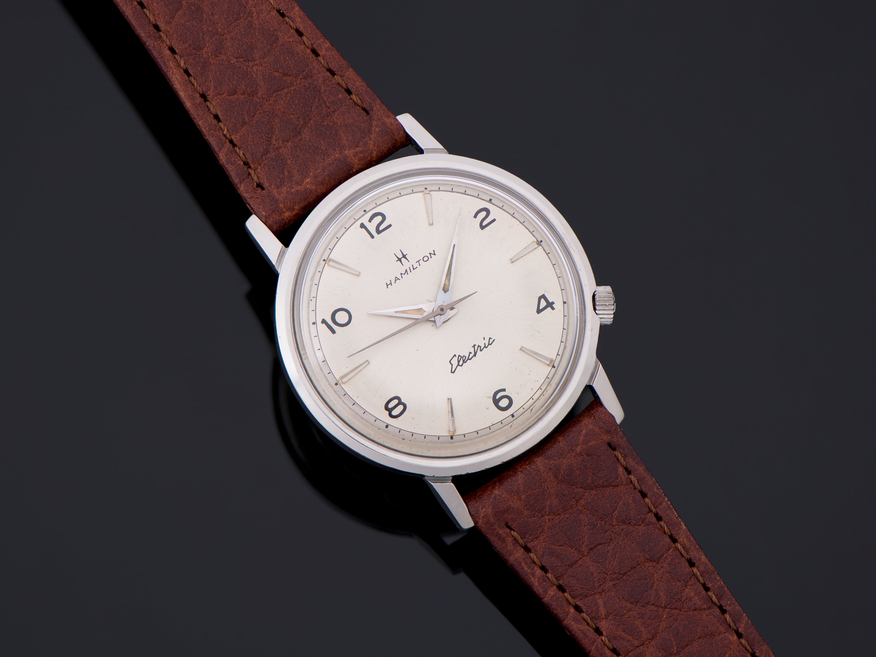 Vintage Hamilton Electronic Watch‎ Silver Tone Signed UNTESTED READ IMG_7739.jpg?format=1500w main image 2