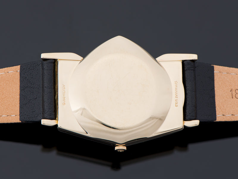 Hamilton Electric Pacer 14K Gold (Ventura II) Watch Unengraved Case Back