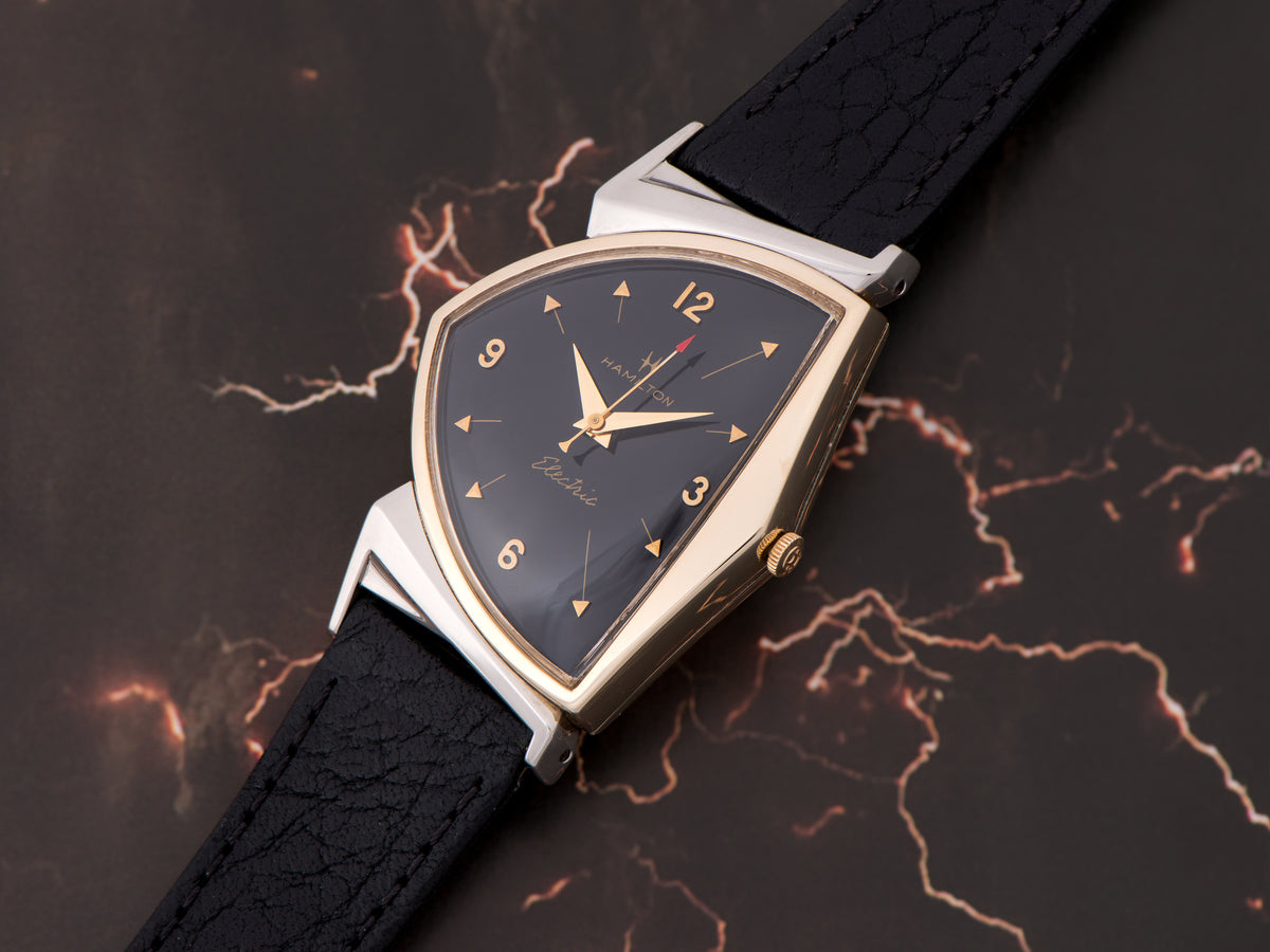 L*y様 HAMILTON ELECTRIC 腕時計　PACER ハミルトンペイ hamilton-electric-pacer-black-