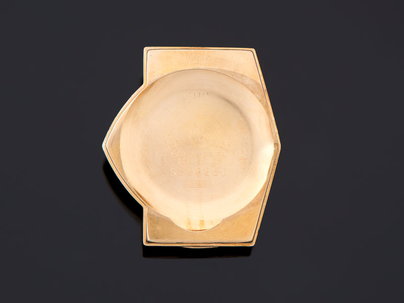 Hamilton Electric Pacer GE Breakthru '60 14K Gold (Ventura II) Inner Watch Case Back