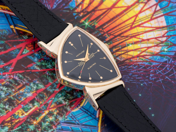 Hamilton Electric Pacer GE Breakthru '60 14K Gold (Ventura II) Original Dial Watch