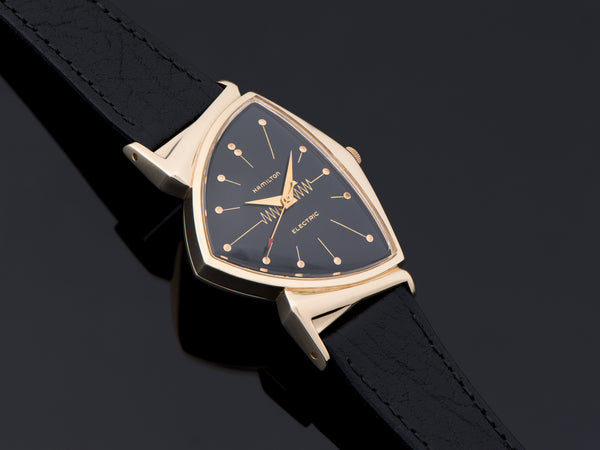 Hamilton Electric Pacer GE Breakthru '60 14K Gold (Ventura II) Original Dial Watch