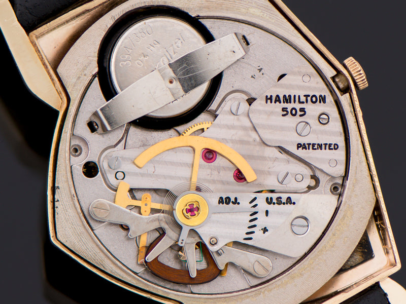 Hamilton Electric Pacer GE Breakthru '60 14K Gold (Ventura II) 505 Electric Watch Movement