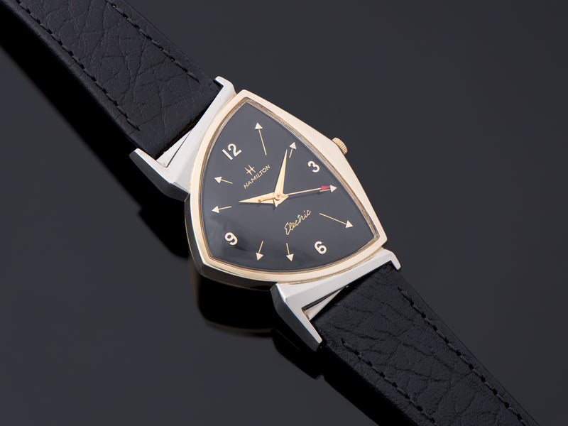 Hamilton Electric Pacer Original Finish 505 Style Black Dial Watch