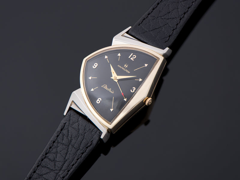 Hamilton Electric Pacer Original Finish 505 Style Black Dial Watch