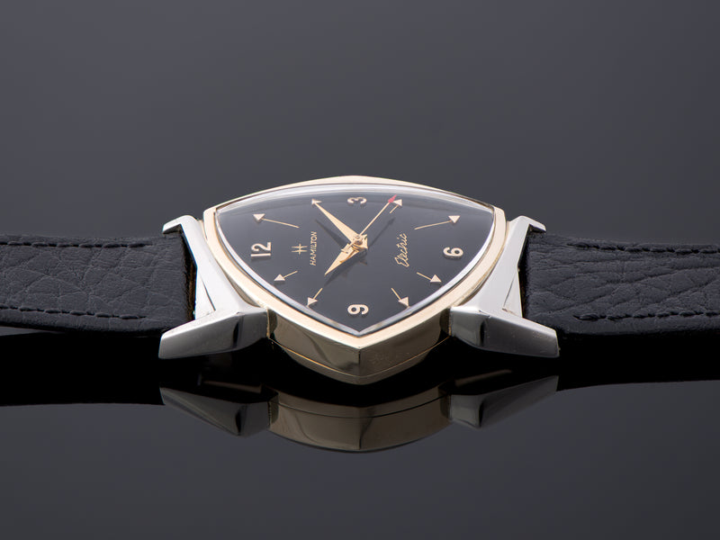 Hamilton Electric Pacer Original Finish 505 Style Black Dial Watch