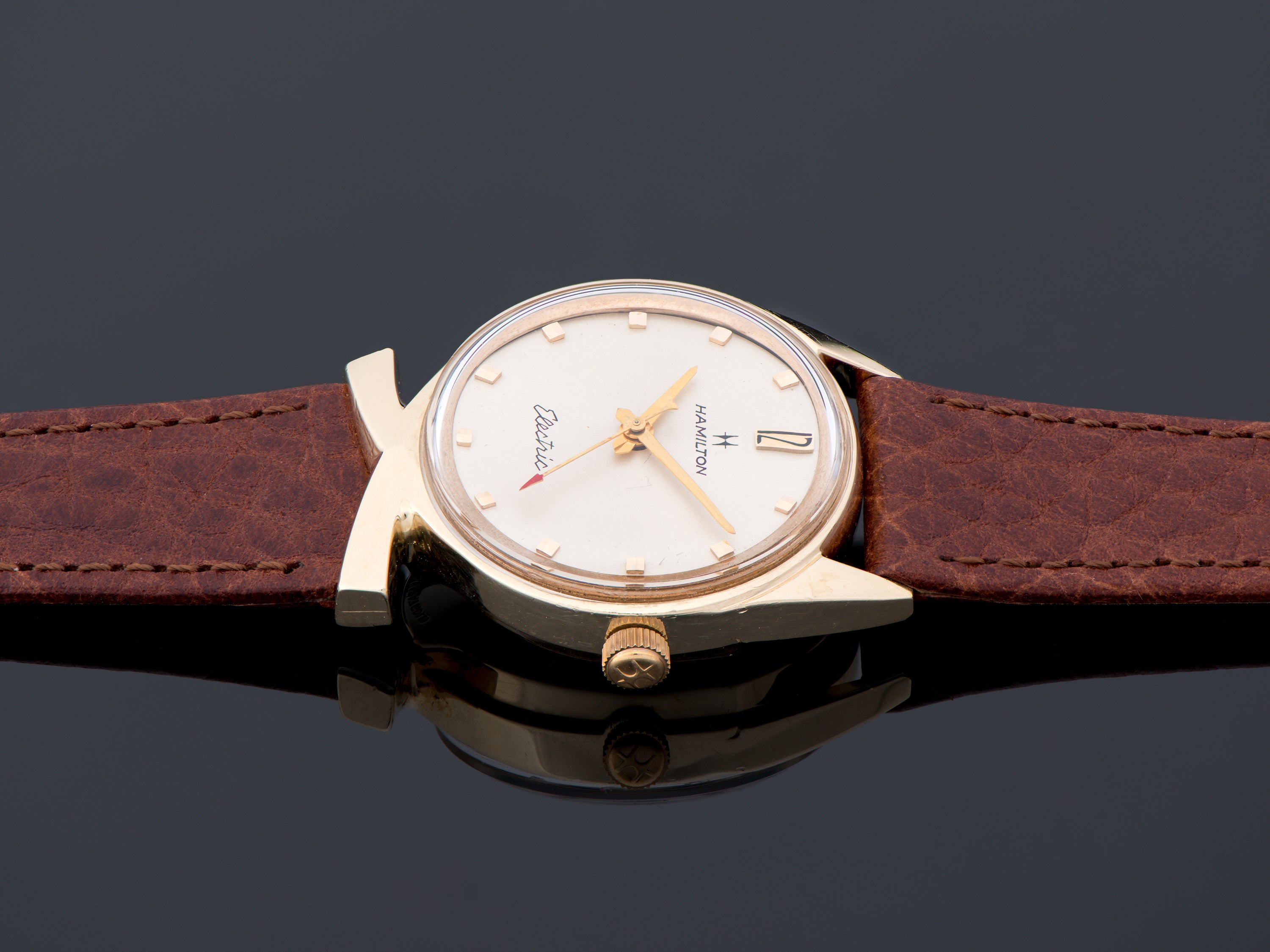 極上 14金無垢 HAMILTON Electric Hamilton Electric Polaris 14K Watch | Unwind In Time