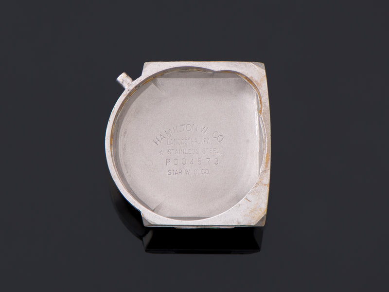 Hamilton Electric Regulus Stainless Steel Asymmetric Inner Watch Case Back