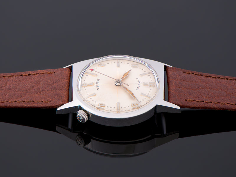 Hamilton Electric Regulus Stainless Steel Asymmetric Watch