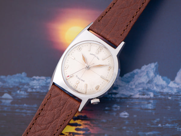 Hamilton Electric Regulus Stainless Steel Asymmetric Watch