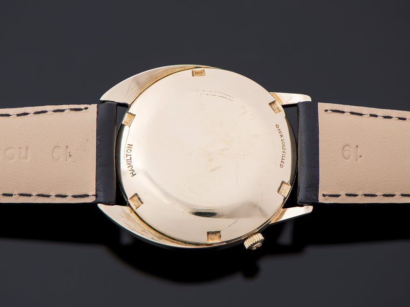 Hamilton Electric Saturn Yellow Gold Filled Watch Case Back