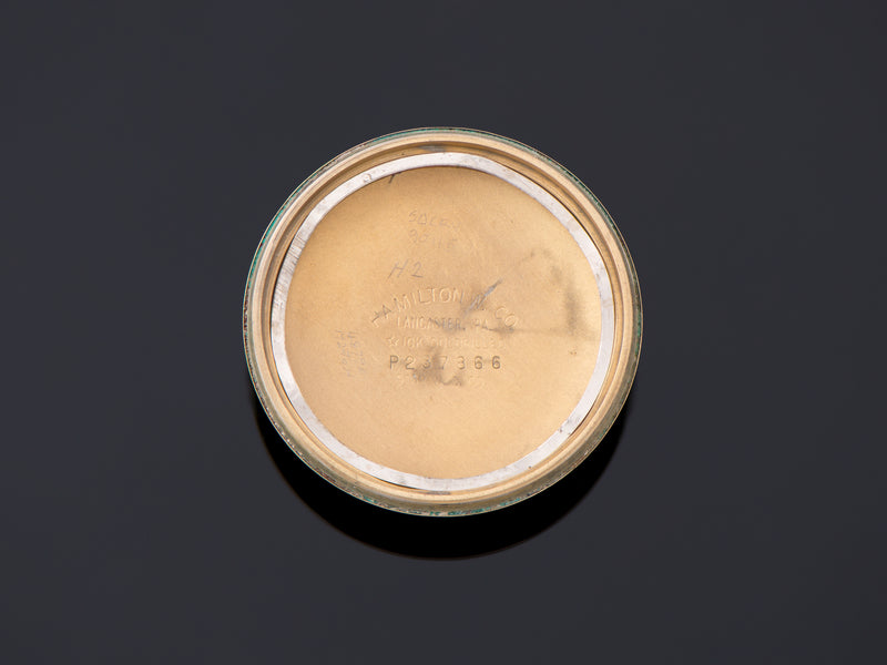 Hamilton Electric Saturn Yellow Gold Filled Inner Watch Case Back