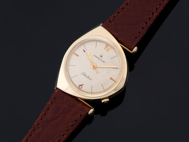 Hamilton Electric Savitar 14K Yellow Gold Watch