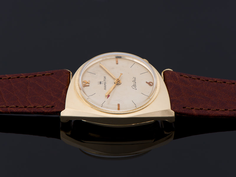 Hamilton Electric Savitar 14K Yellow Gold Watch