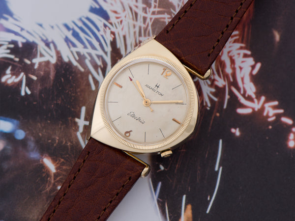 Hamilton Electric Savitar 14K Yellow Gold Watch