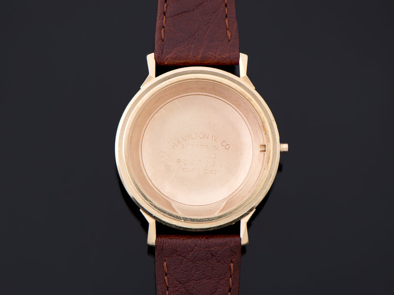 Hamilton Electric Summit B 14K Gold Inner Watch Case Back