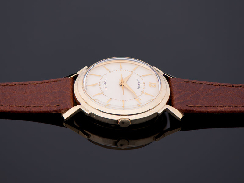 Hamilton Electric Titan Watch Original Silver Dial