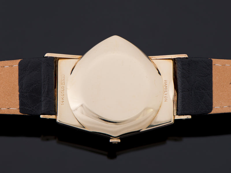 Hamilton Electric Ventura 14K Gold Watch Case Back S058620