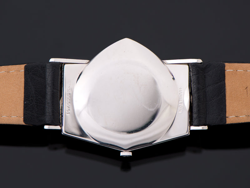 Hamilton Electric Ventura 14K White Gold Watch Case Back