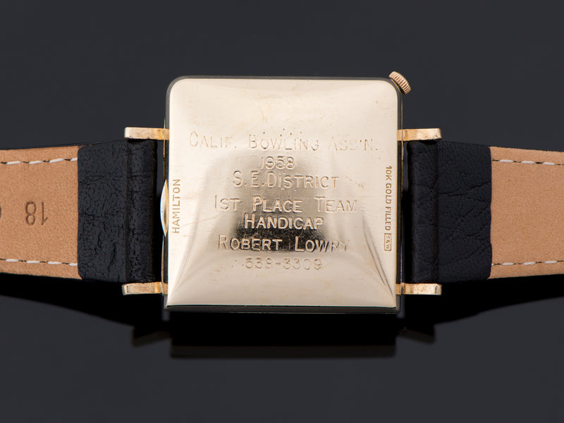 Hamilton Electric Victor Engraved Watch Case Back